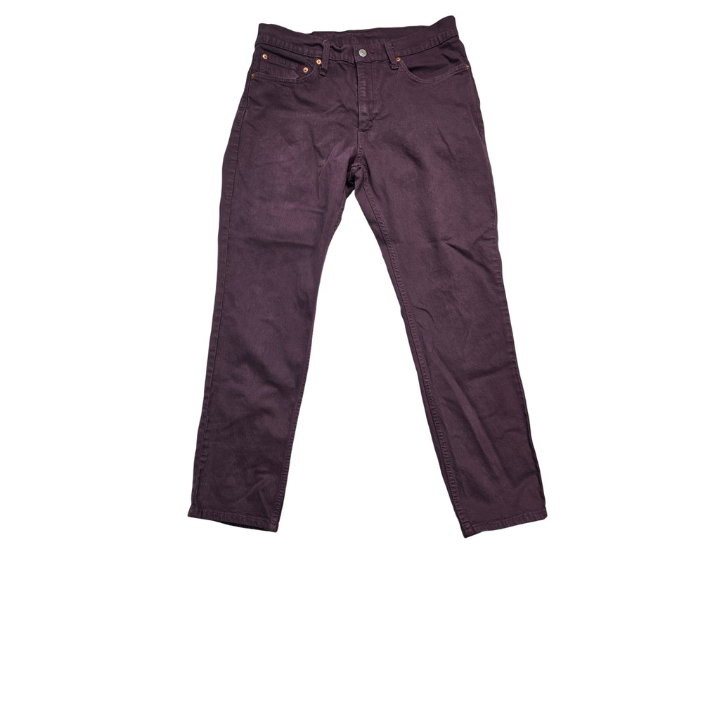 Levis 511 Slim Fit Jeans Mens 34 Purple Stretch Denim Dark Academia Grunge Goth